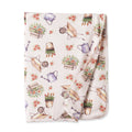 Petal Patch Stroller Blanket - Soft Bamboo Garden Throw - Shop Avnu