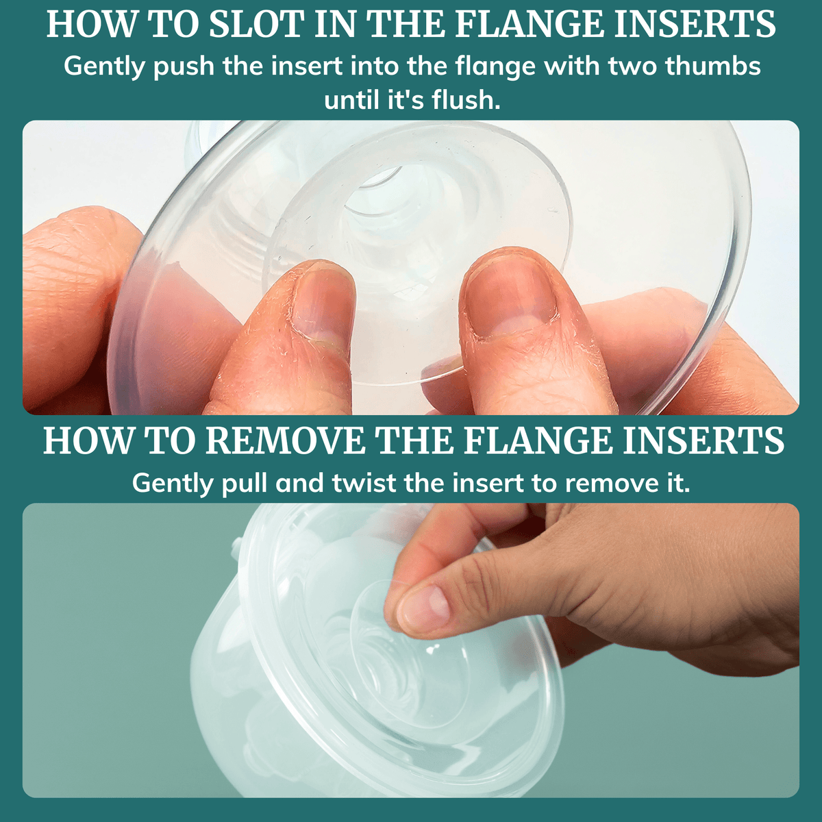 Breast Pump Flange Inserts - Silicone - Shop Avnu