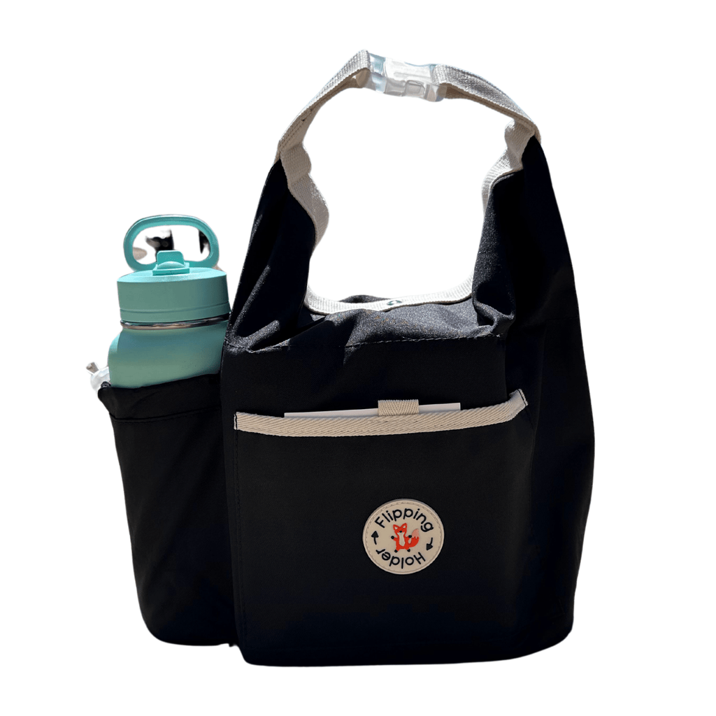 Thermal Tote with Bottle Pocket | easy carry - all bag, clip handle for convenient attachment - Shop Avnu