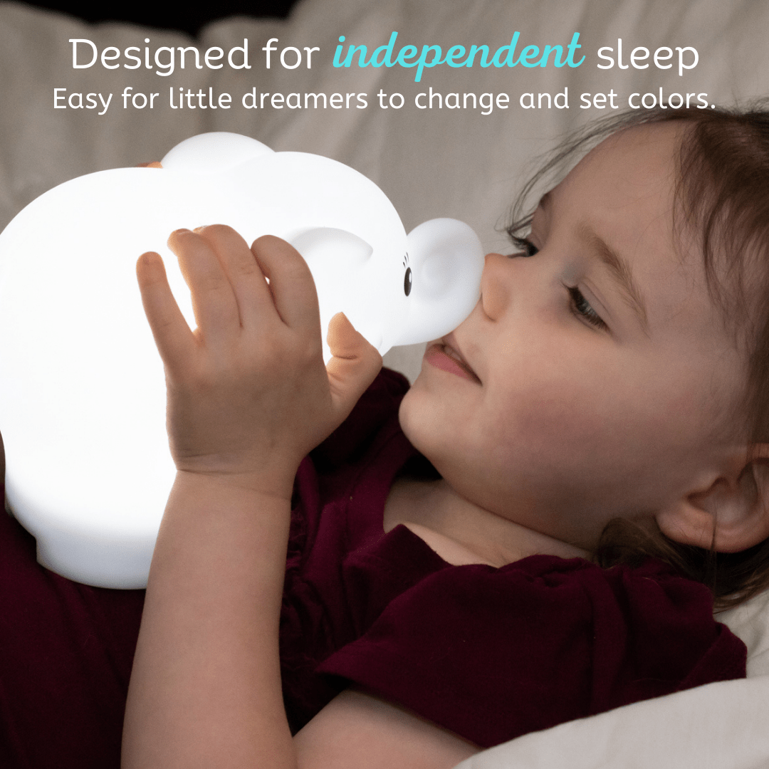 LumiPets® Eggbert the Elephant - Children's Touch Night Light - Shop Avnu