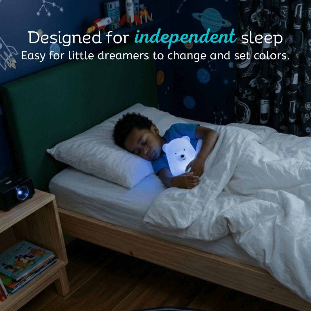 LumiPets® Bella the Bear - Children's Touch Night Light Junior - Shop Avnu