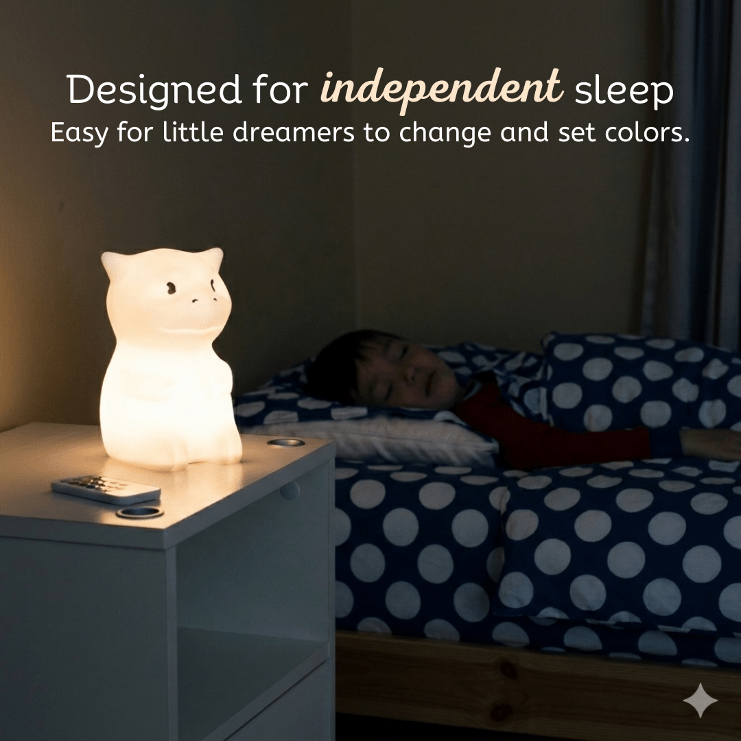 Dragon Night Light for Kids - Silicone Dragon Lamp | LumiPets® - Shop Avnu