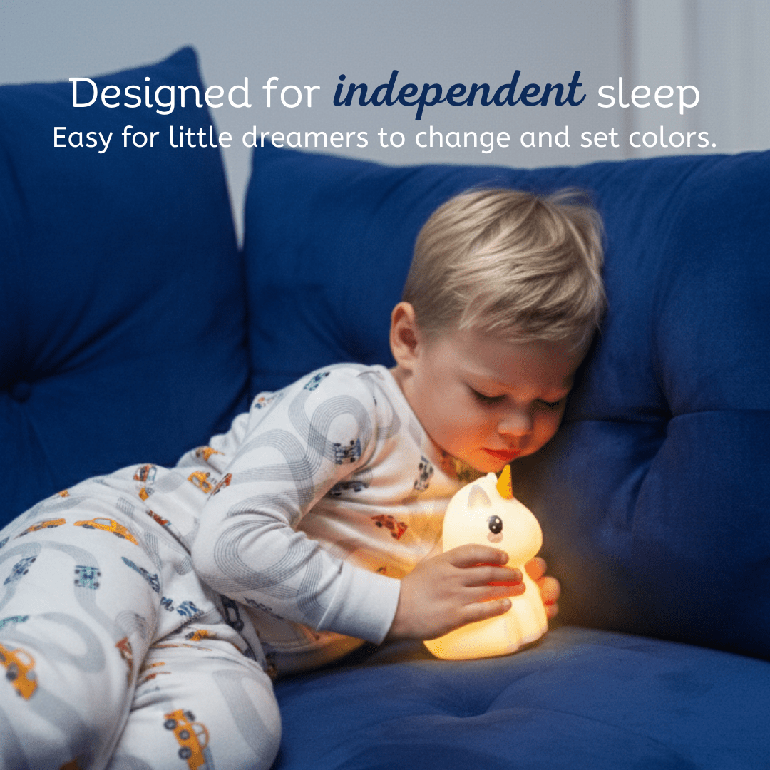 Unicorn Night Light - Soft Silicone Nursery Lamp | LumiPets® - Shop Avnu