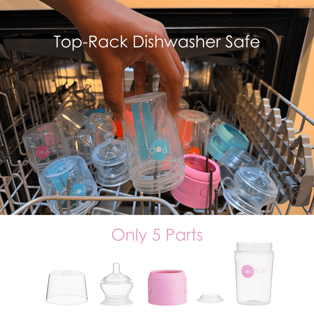 PopYum Blue 7 Piece Bundle: 9oz Bottle 3 - Pack + 2 Nipple 2 - Packs - Shop Avnu