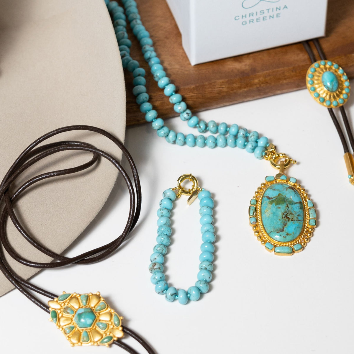 Eternal Turquoise Beaded Knotted Bracelet - Shop Avnu