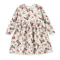 Western Christmas Girls Dress – Soft Bamboo Holiday Style - Shop Avnu