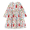 Christmas Merry Girl's Soft Bamboo Dress - Sibling Matching - Shop Avnu