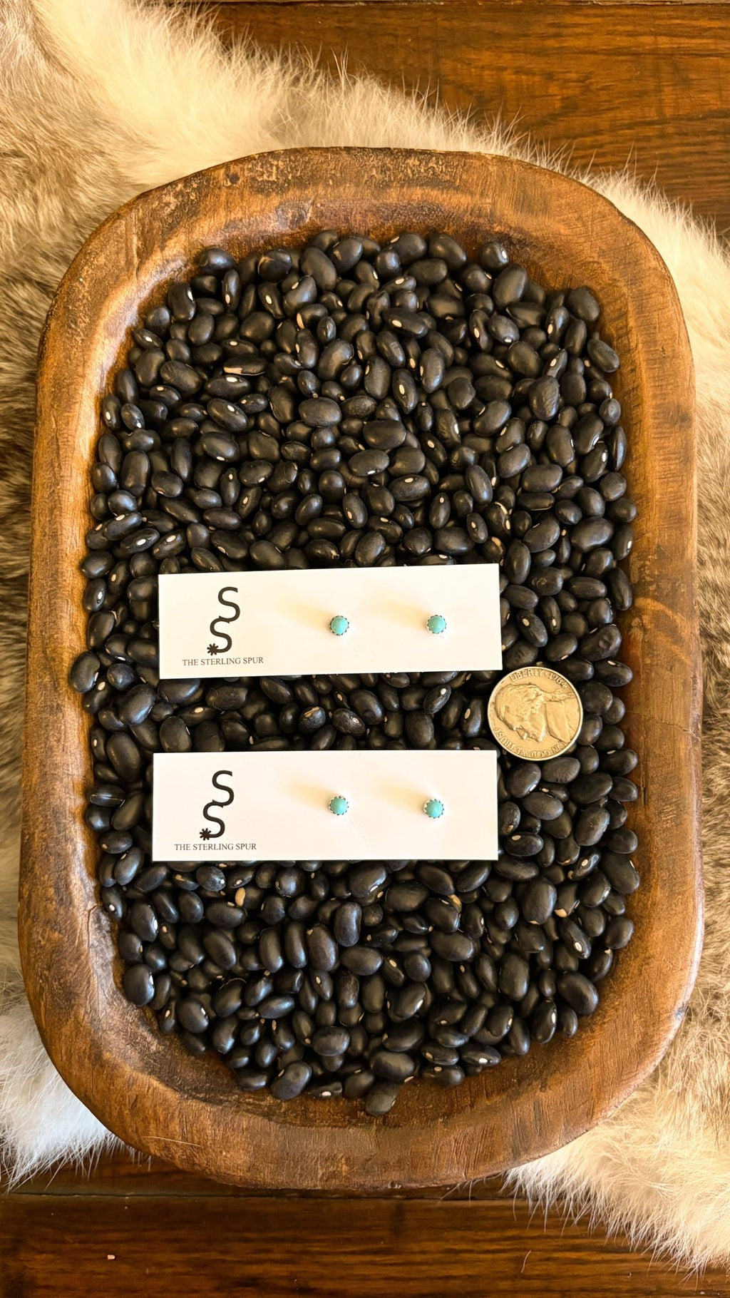 4MM TURQUOISE STUDS - Shop Avnu