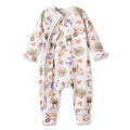 Petal Patch Baby Girl Romper – Bamboo with Convertible Cuffs - Shop Avnu