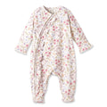Bunny Blooms Soft Bamboo Zipper Romper for Easter - Shop Avnu