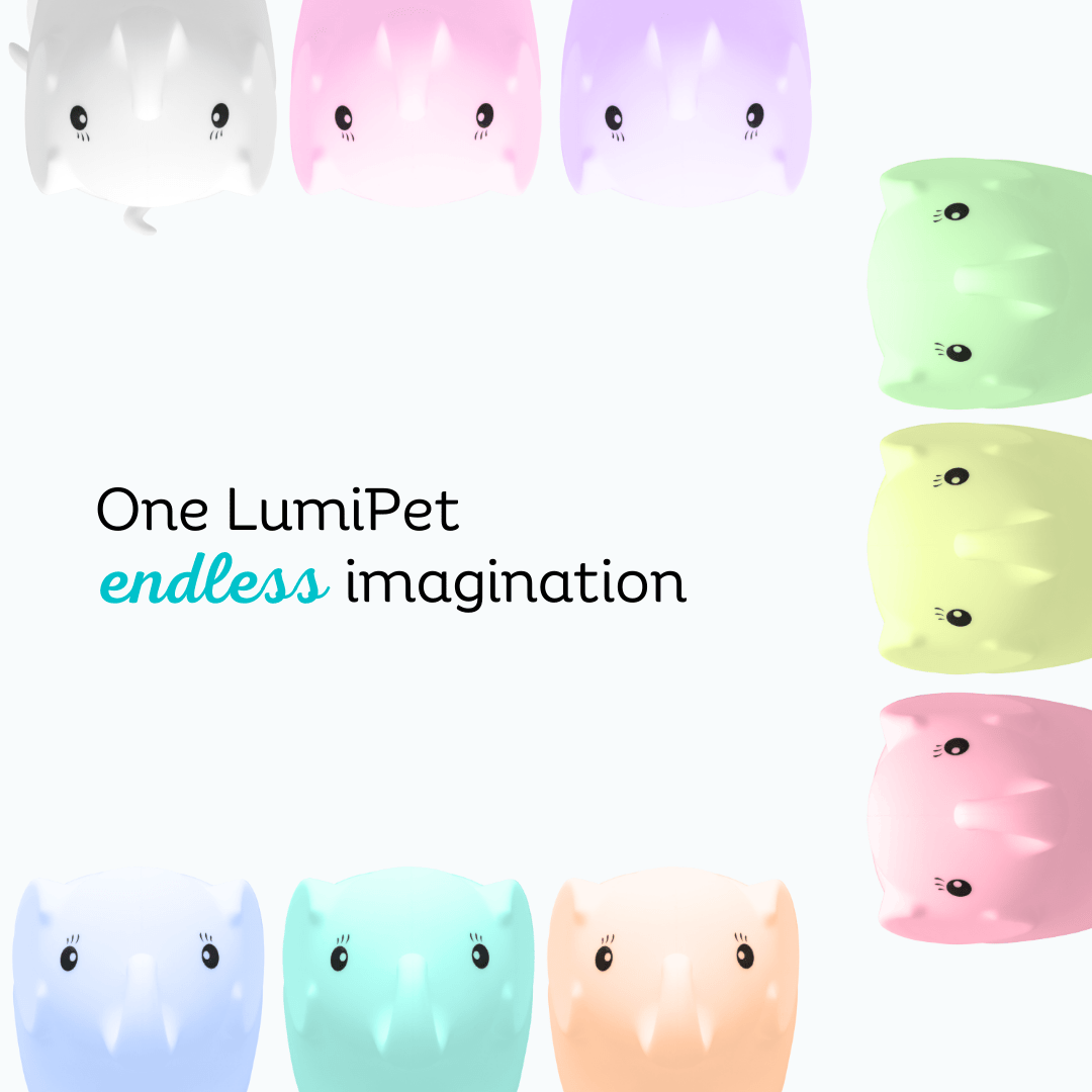 LumiPets® Eggbert the Elephant - Children's Touch Night Light - Shop Avnu