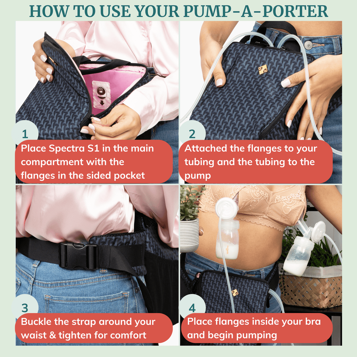 Pumping Bag for Spectra & Large Pumps: Pump - A - Porter Belt Bag - Shop Avnu