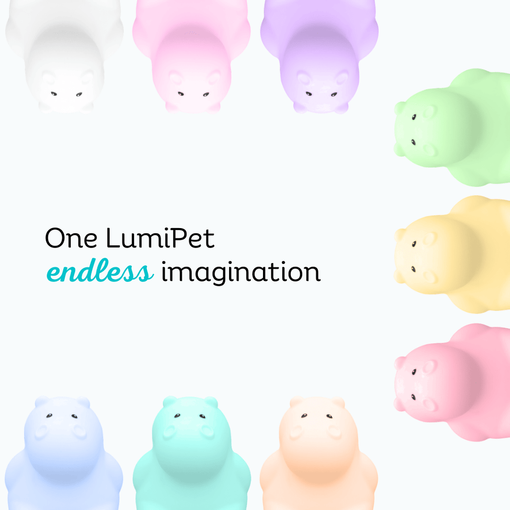 LumiPets® Honey the Hippo - Children's Touch Night Light - Shop Avnu