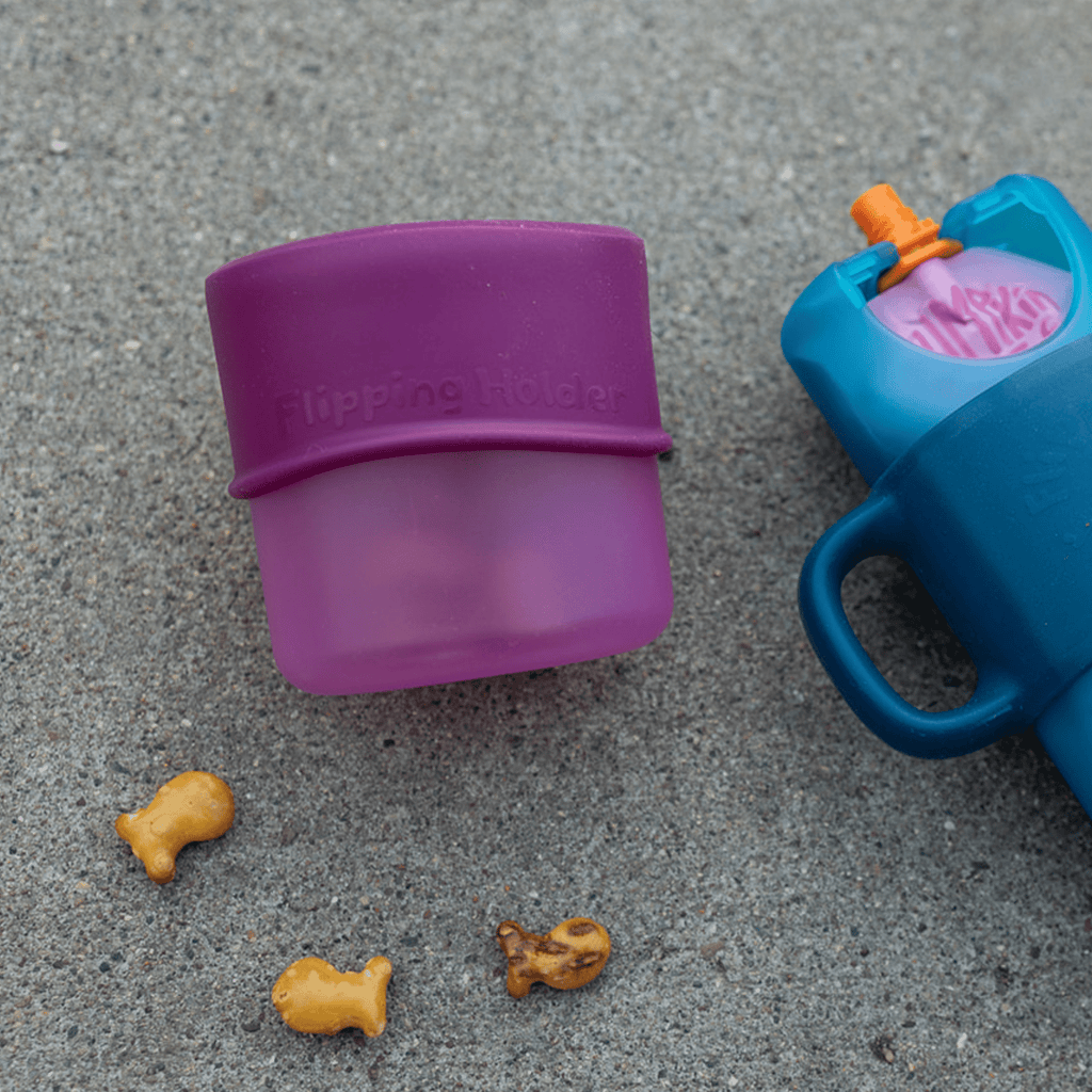 Flipping Holder Snack Cup - Spill Proof, Easy to Clean - Shop Avnu