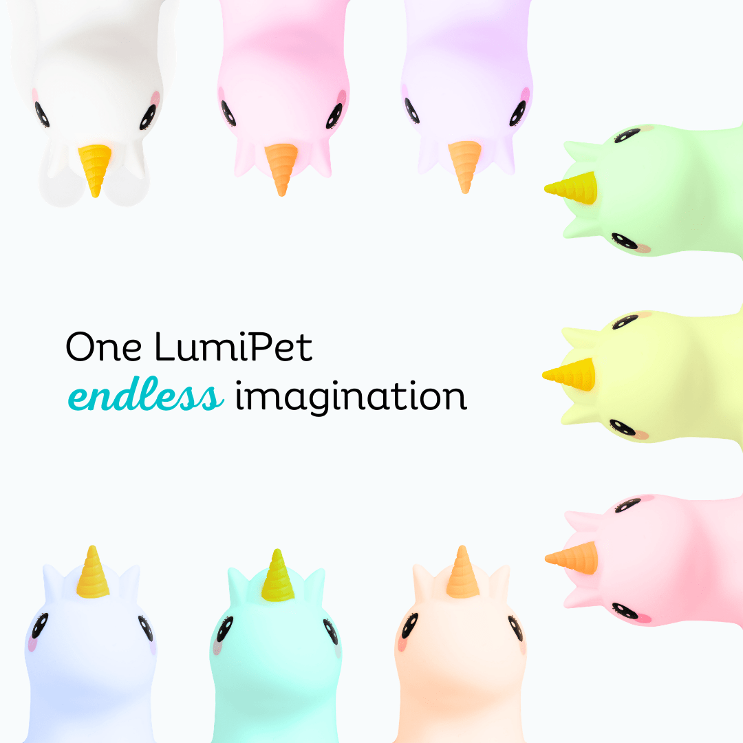 LumiPets® Junior Unicorn - Children's Nursery Touch Night Light - Shop Avnu