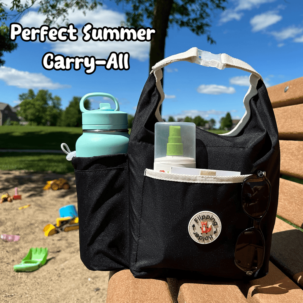 Thermal Tote with Bottle Pocket | easy carry - all bag, clip handle for convenient attachment - Shop Avnu