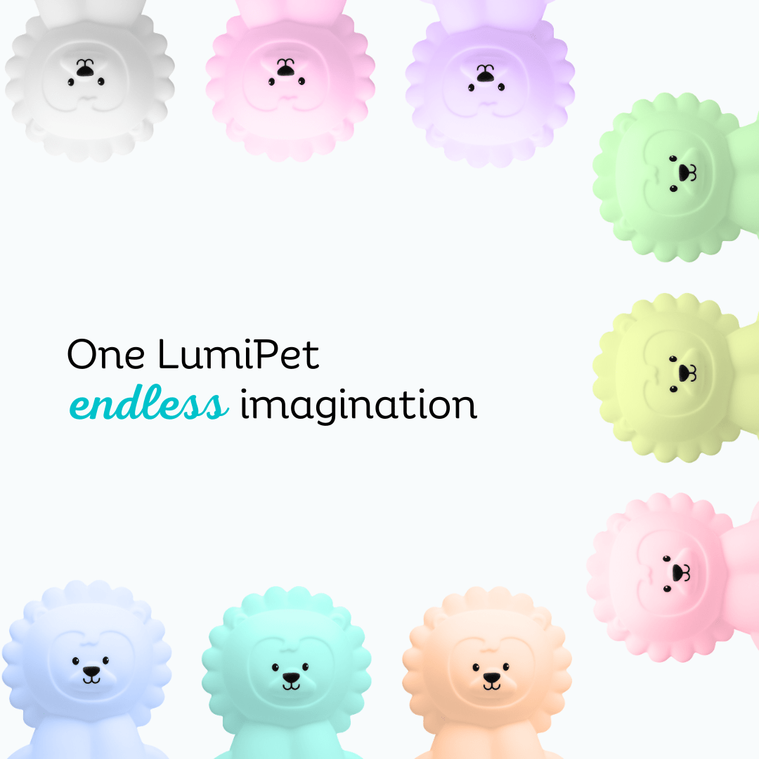 LumiPets® Luther the Lion - Children's Touch Night Light - Shop Avnu