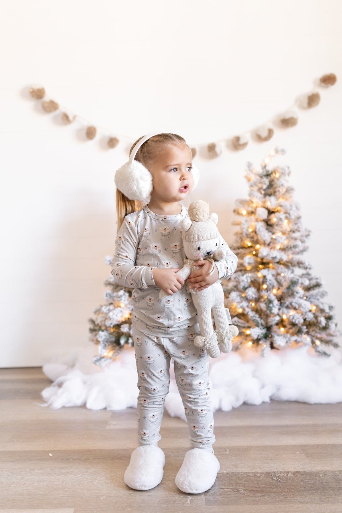 Polar Bear 2pc Bamboo Pajamas - Shop Avnu