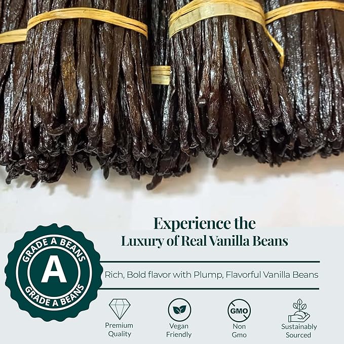SPECIAL !! Premium Wholesale Bulk Vanilla Beans Grade-A Superior Quality for Exquisite Culinary Creations