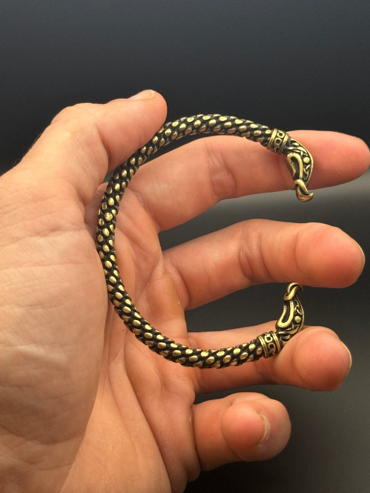 Dragon Head Arm Ring - Shop Avnu