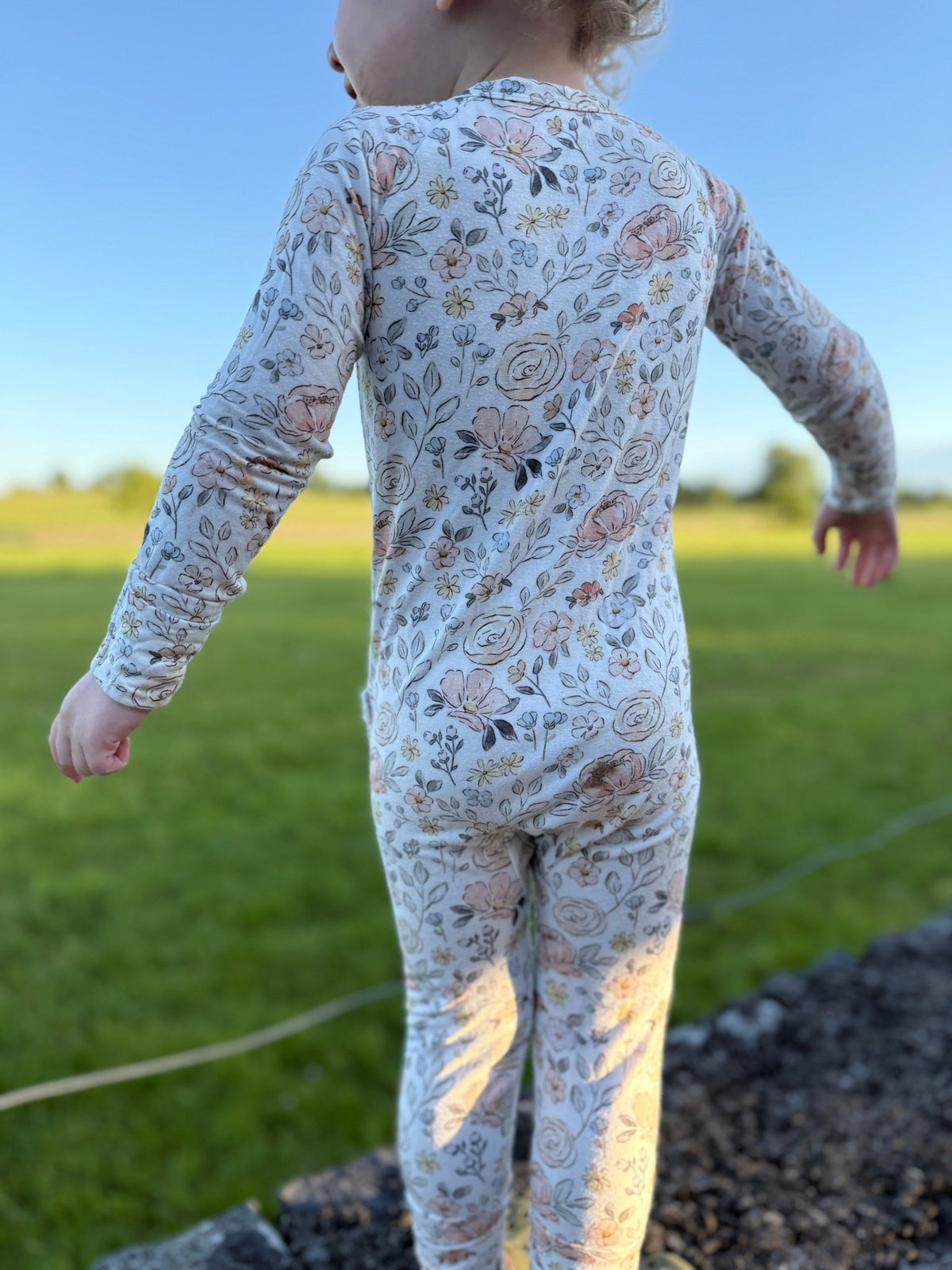 Pastel Petals Modal Zippy Romper - Shop Avnu