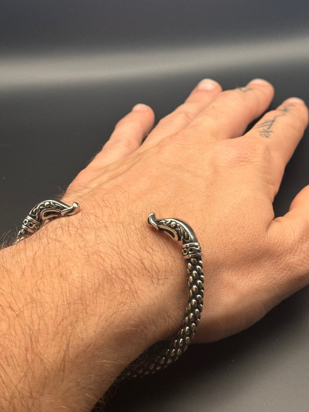 Dragon Head Arm Ring - Shop Avnu