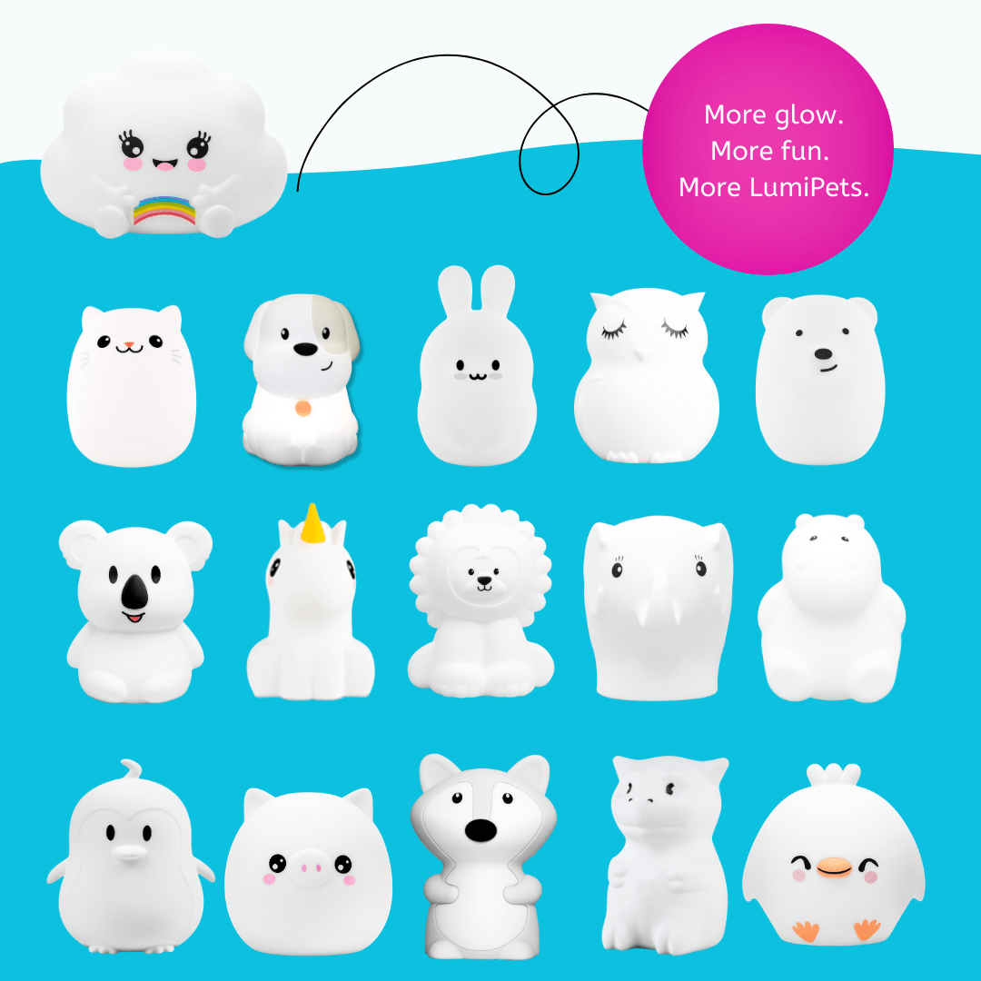LumiPets® Kawaii Cloud - Children's Nursery Touch Night Light - Shop Avnu
