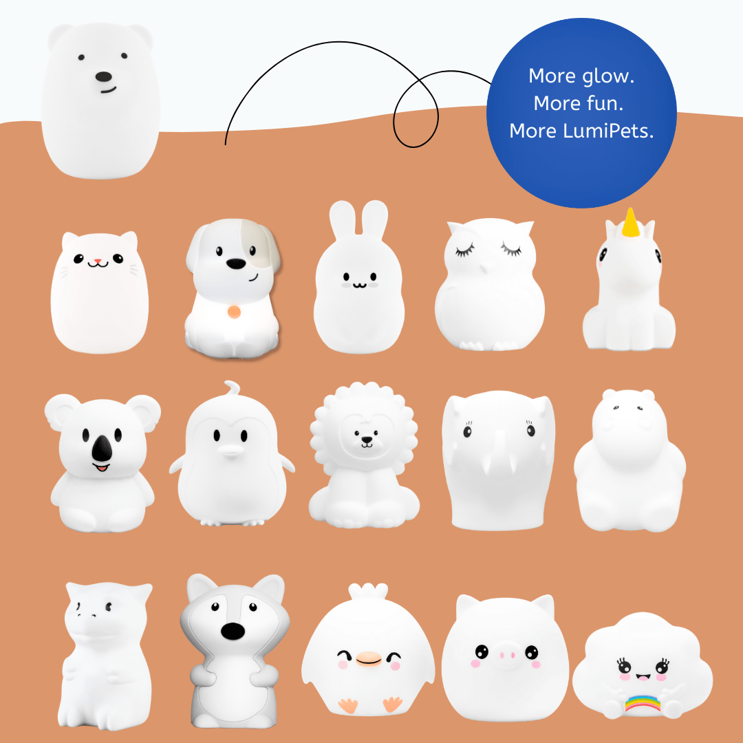 LumiPets® Benny the Bear - Children's Touch Night Light - Shop Avnu