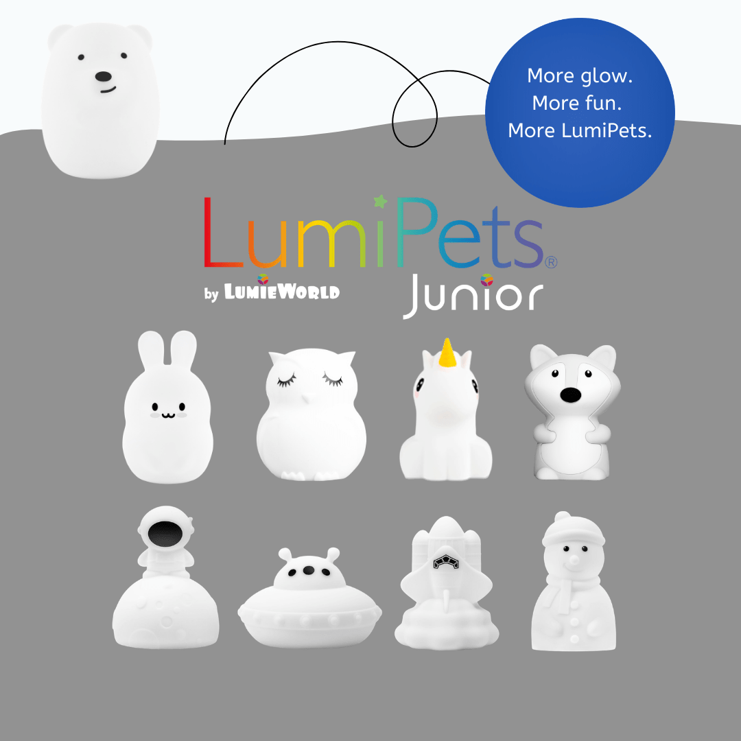 LumiPets® Bella the Bear - Children's Touch Night Light Junior - Shop Avnu