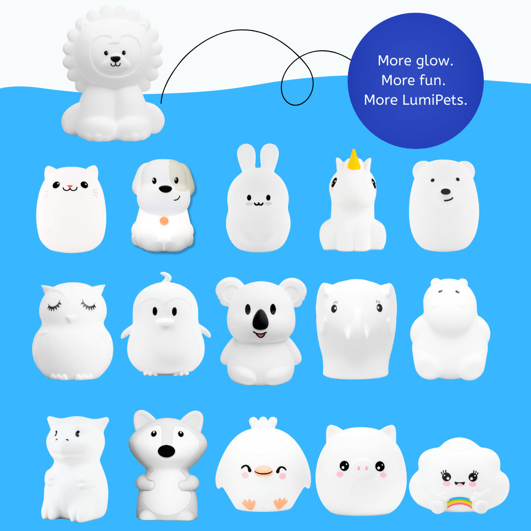LumiPets® Luther the Lion - Children's Touch Night Light - Shop Avnu