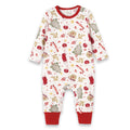 Baby Holiday Bamboo Romper – Christmas Print One - Piece - Shop Avnu