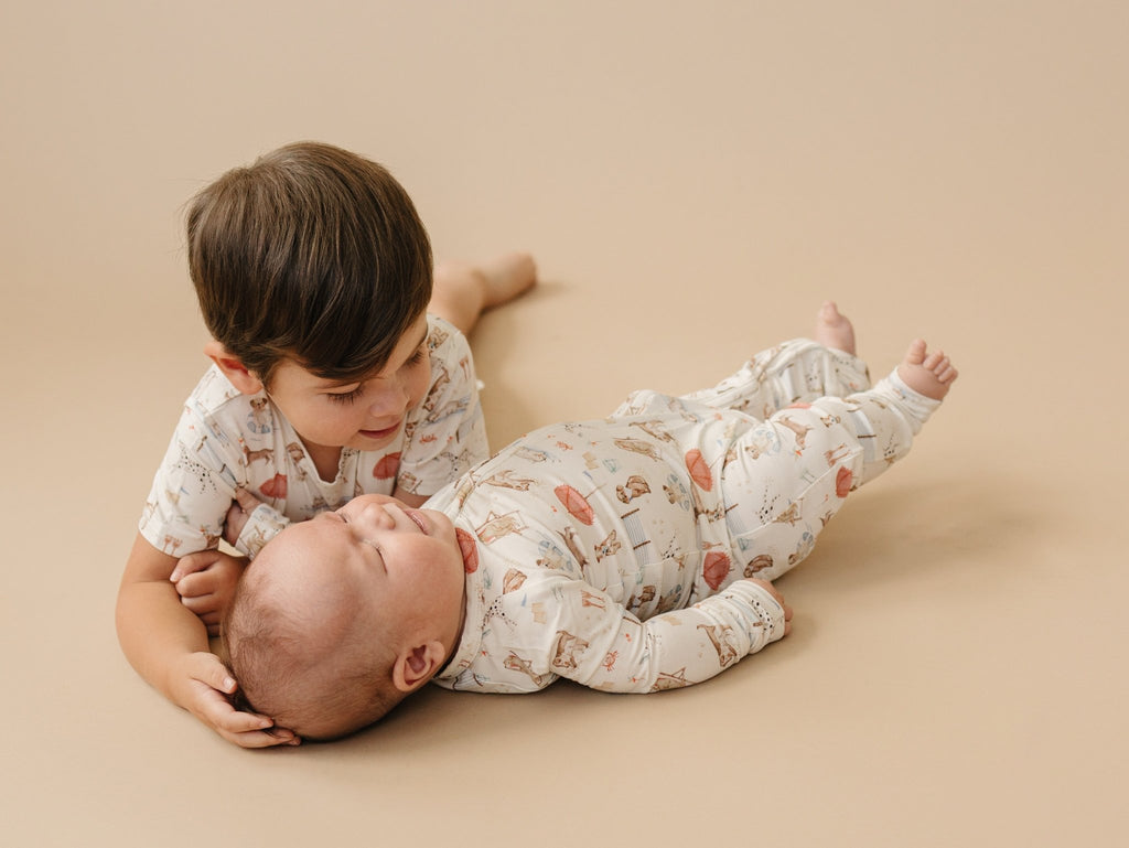 Beach Pawty 2pc Bamboo Pajamas - Shop Avnu