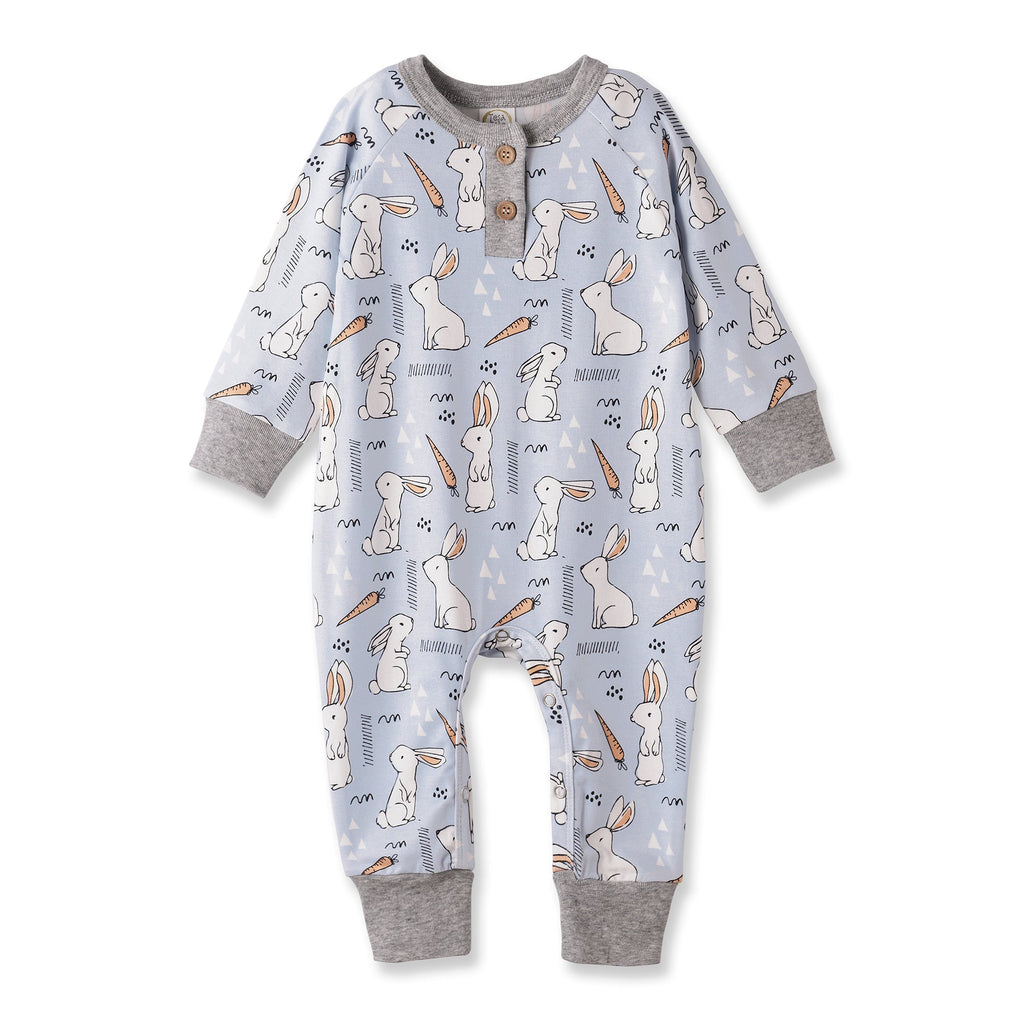 Cottontail Crew Bamboo Henley Easter Romper for Baby - Shop Avnu