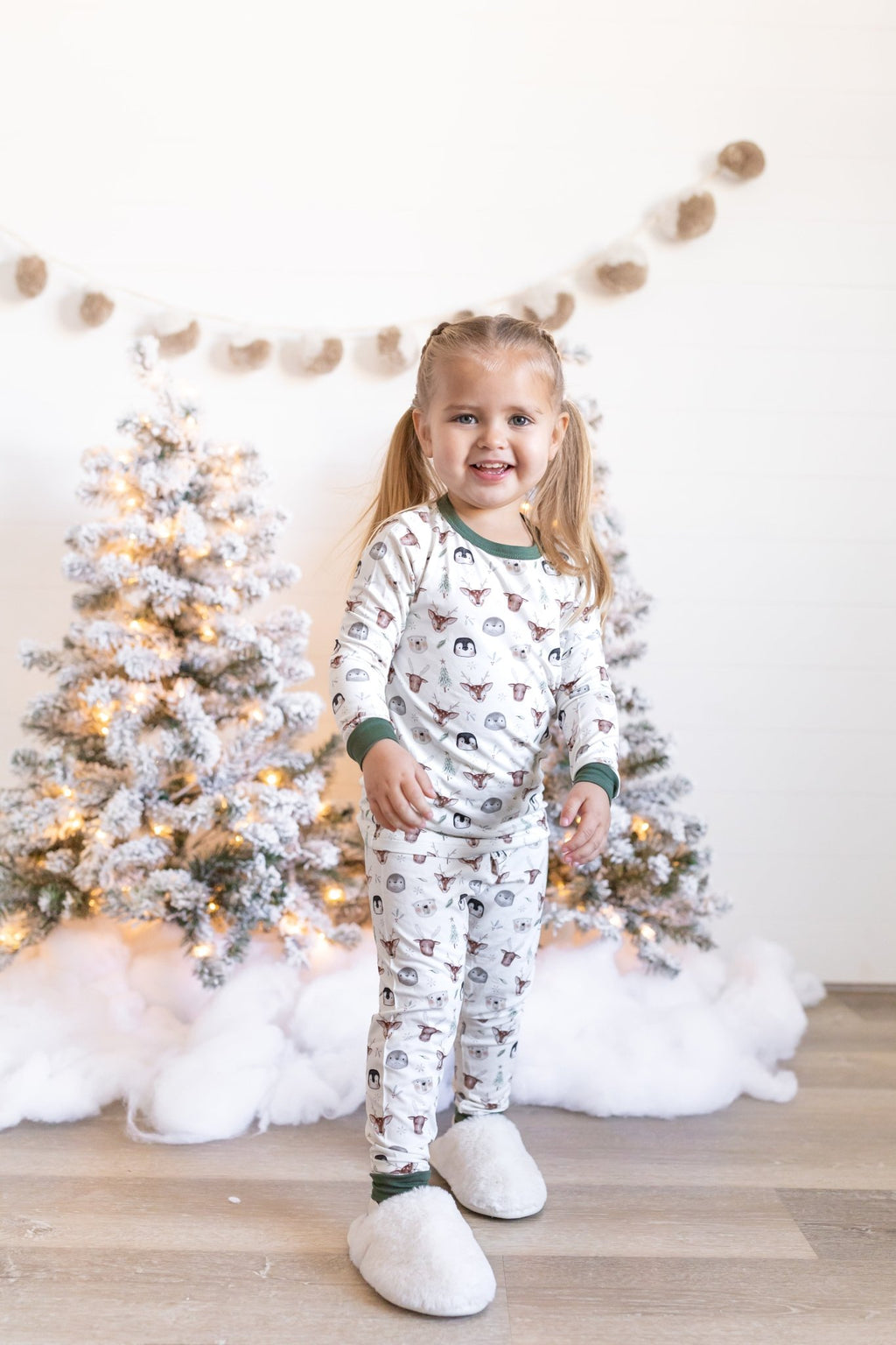 North Pole Pals 2pc Bamboo Pajamas - Shop Avnu