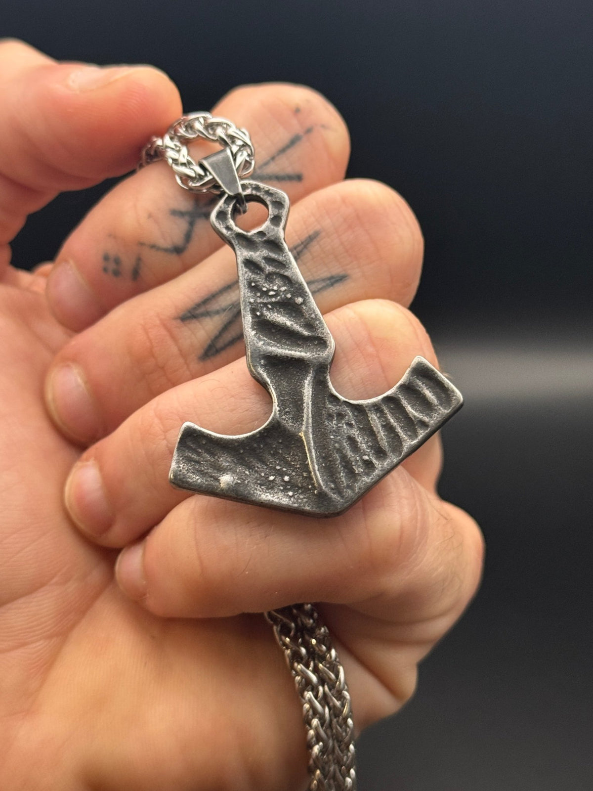 Rustic Mjolnir Necklace - Shop Avnu