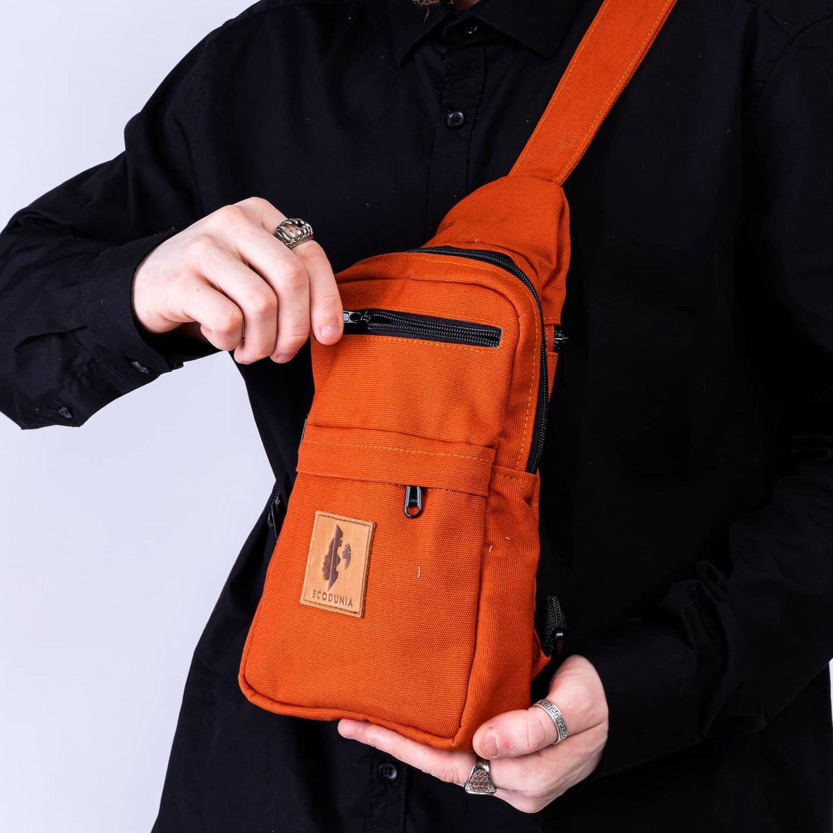 Large Canvas Crossbody Sling Bags |  Umoja