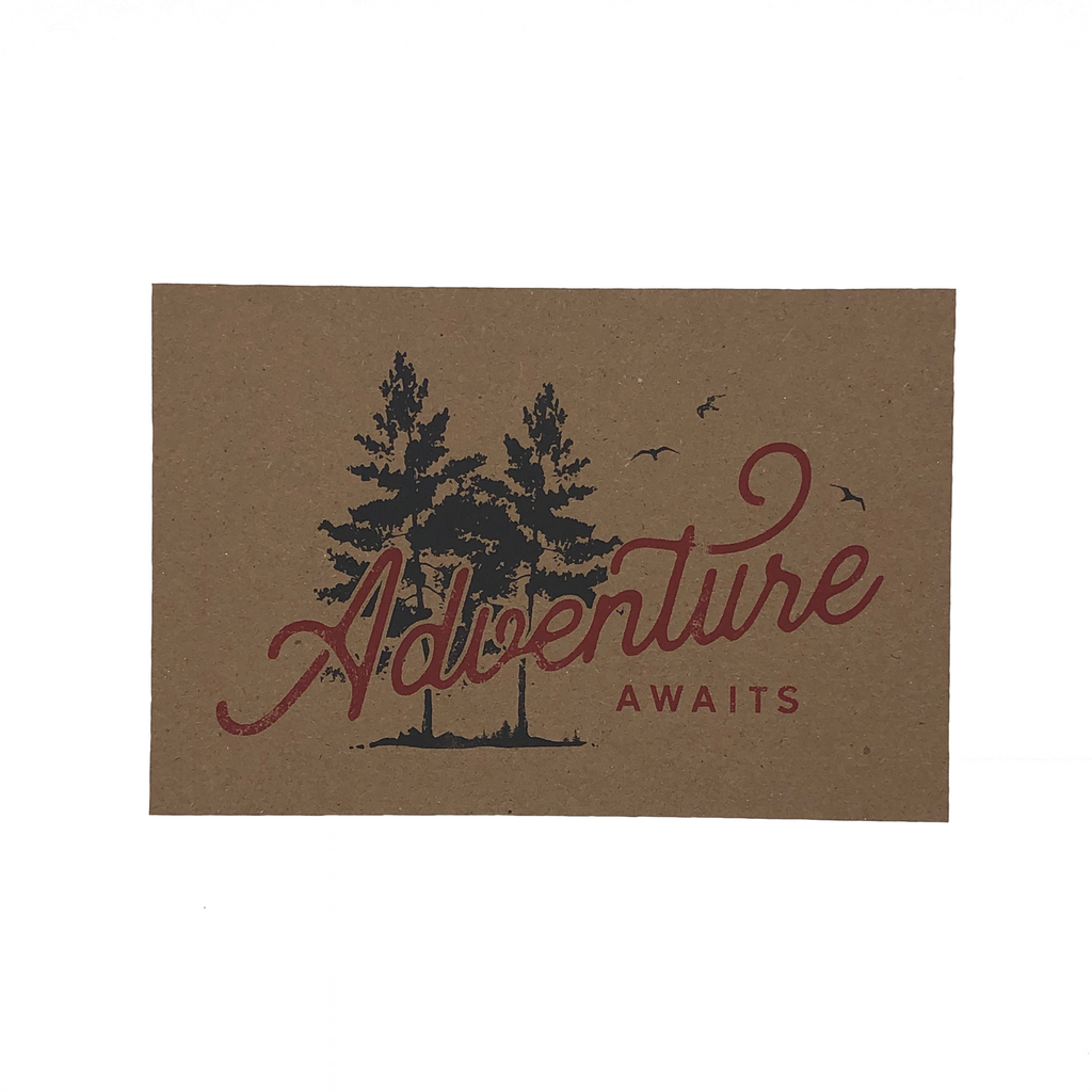 Adventure Awaits Postcard