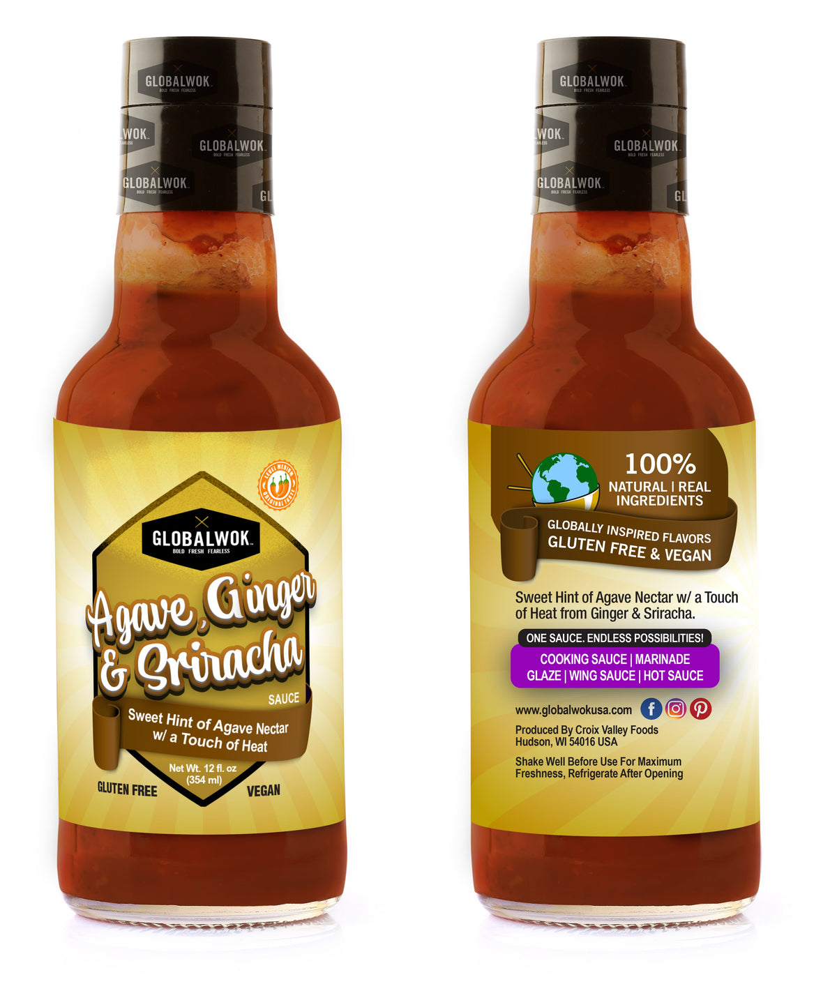 Agave, Ginger & Sriracha - HOT