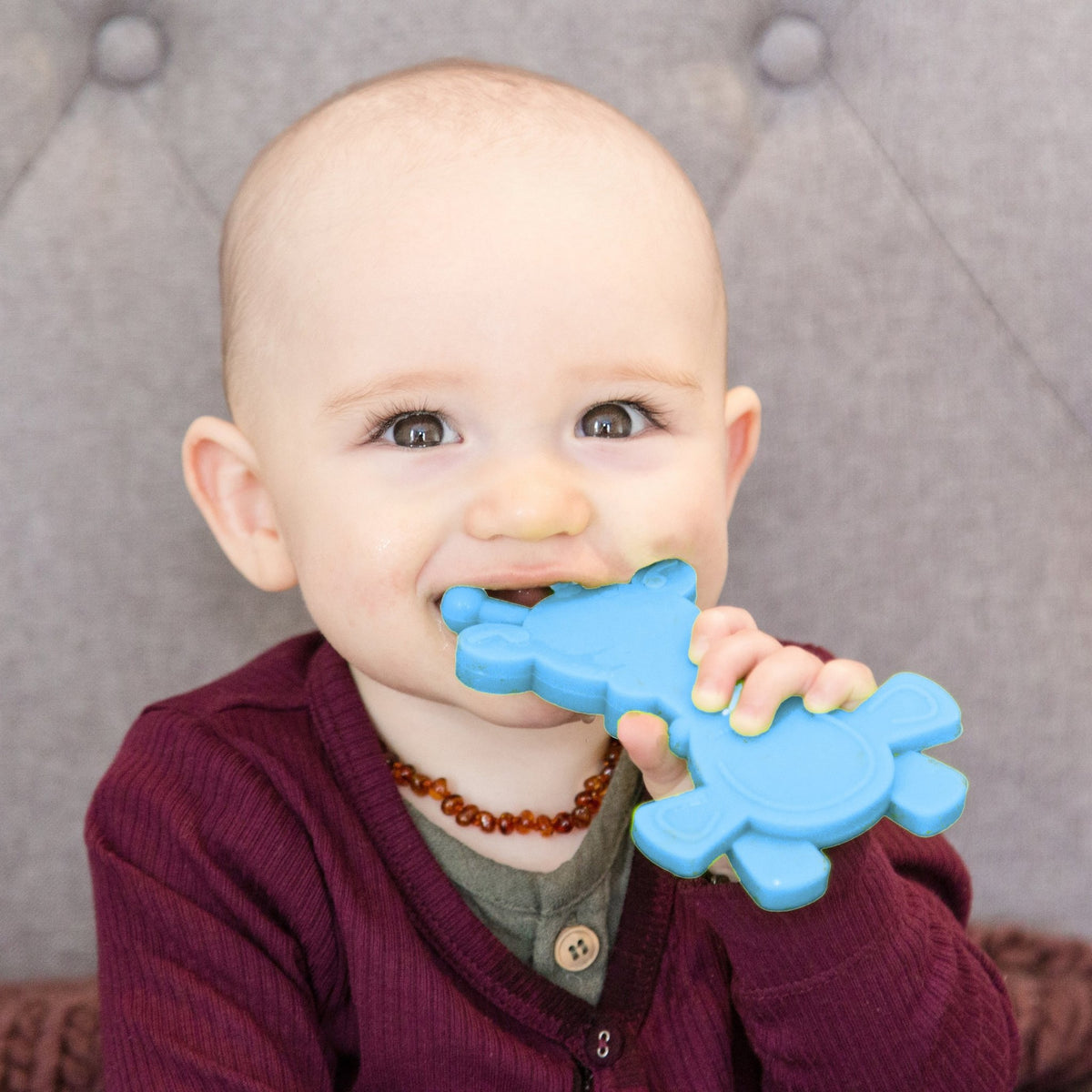 Little bamBAM Baby Teething Toy – Cyan - Shop Avnu