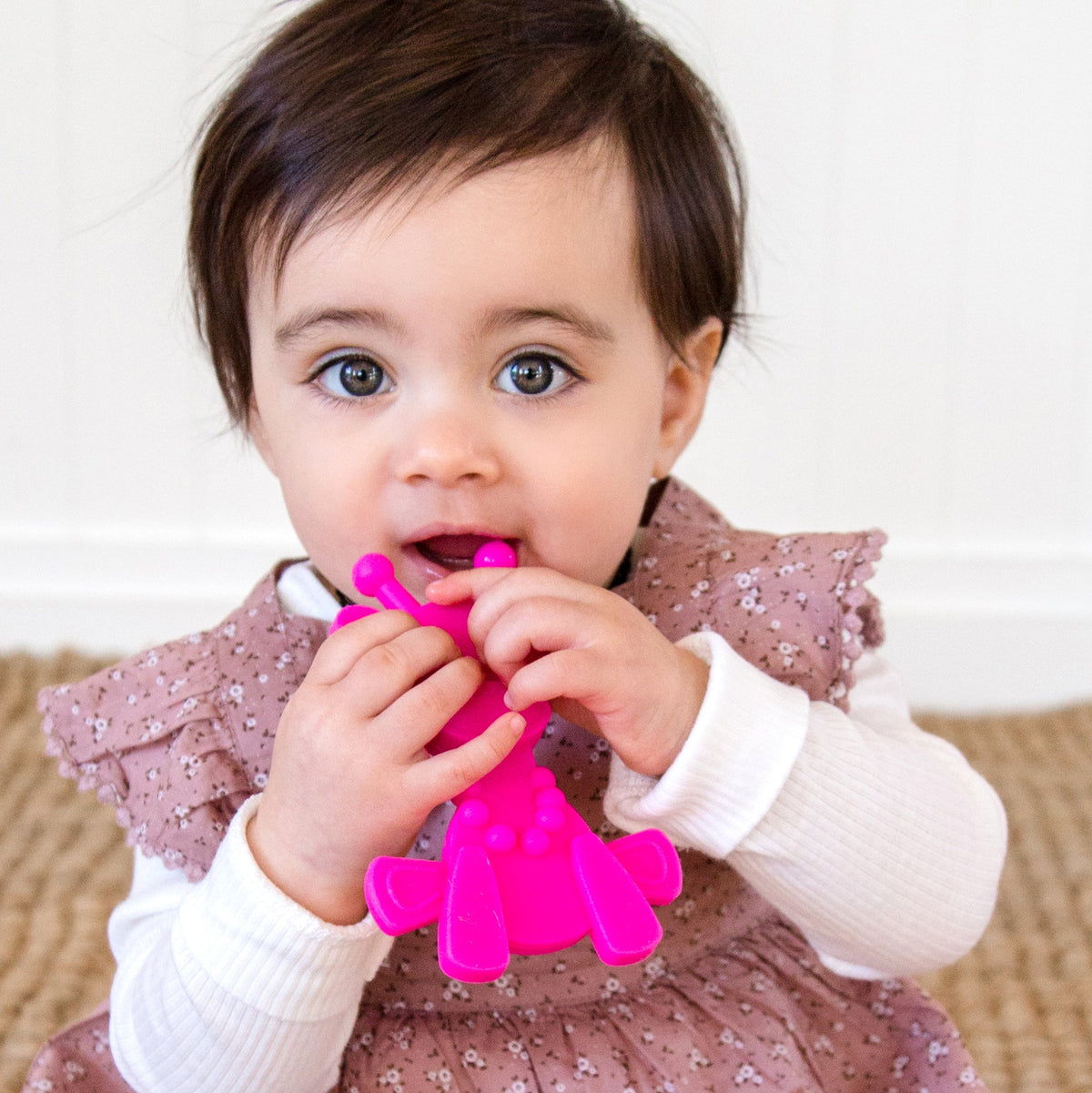 Little bamBAM Baby Teething Toy - Magenta - Shop Avnu