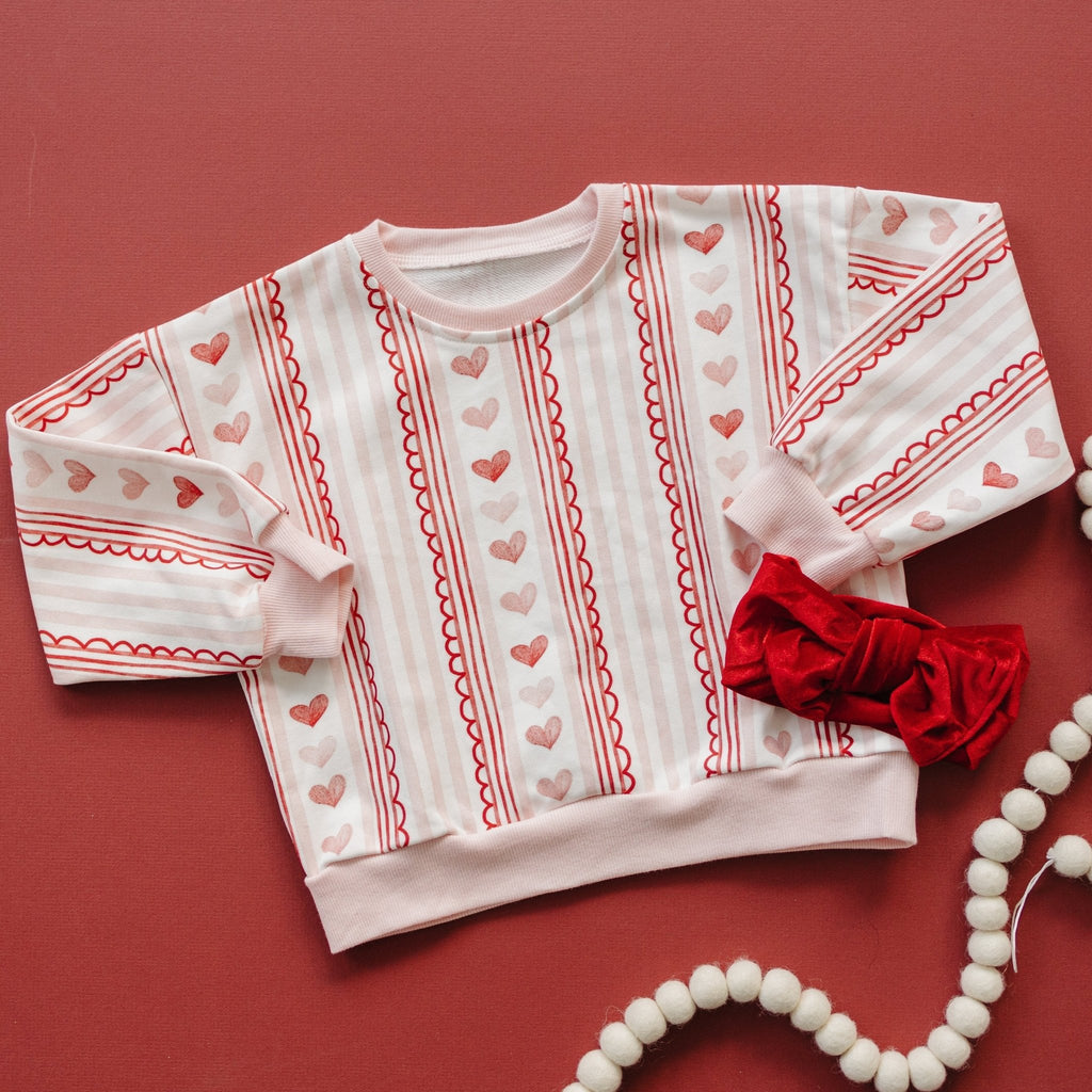 Laced with Love Crewneck Sweatshirt - Shop Avnu