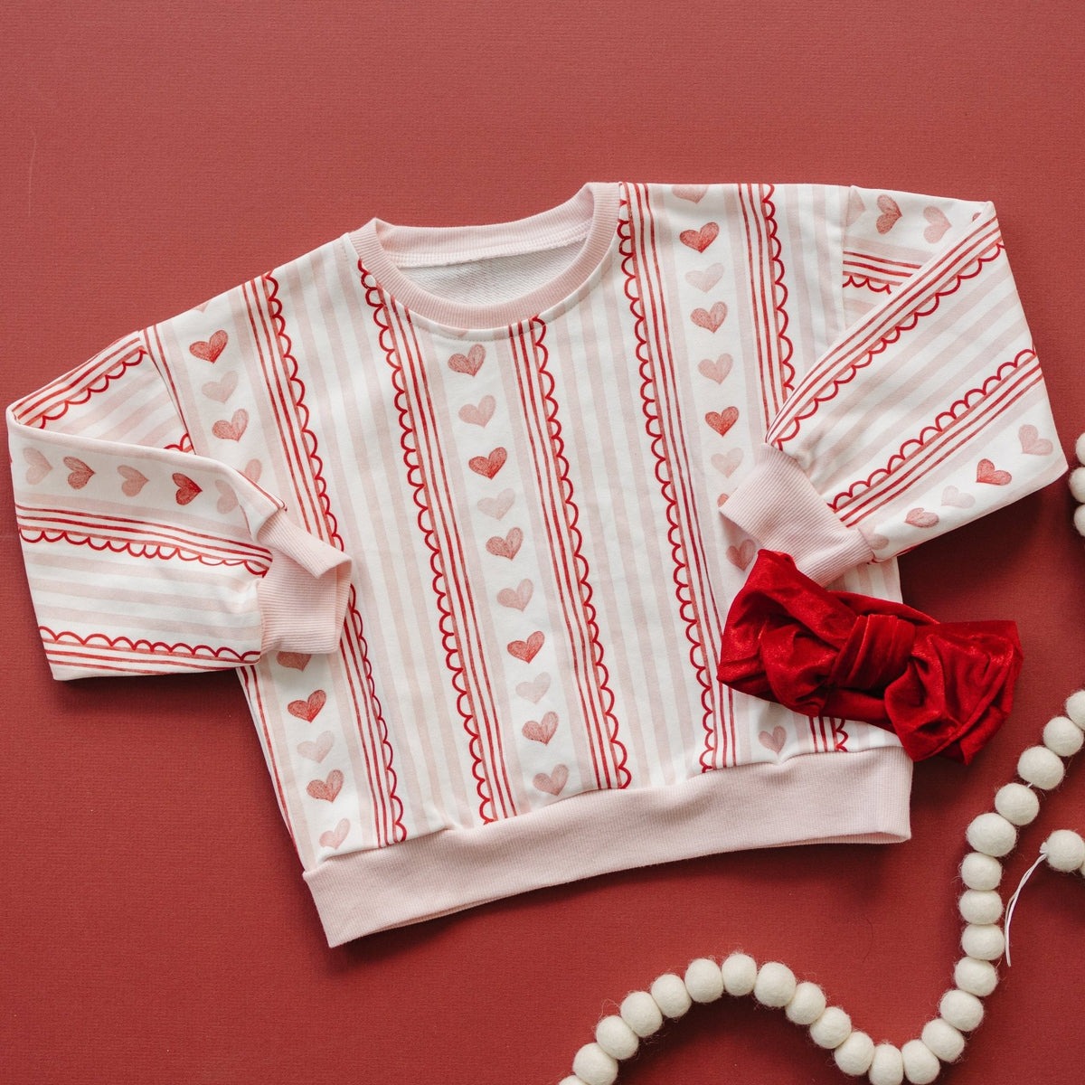 Laced with Love Crewneck Sweatshirt - Shop Avnu