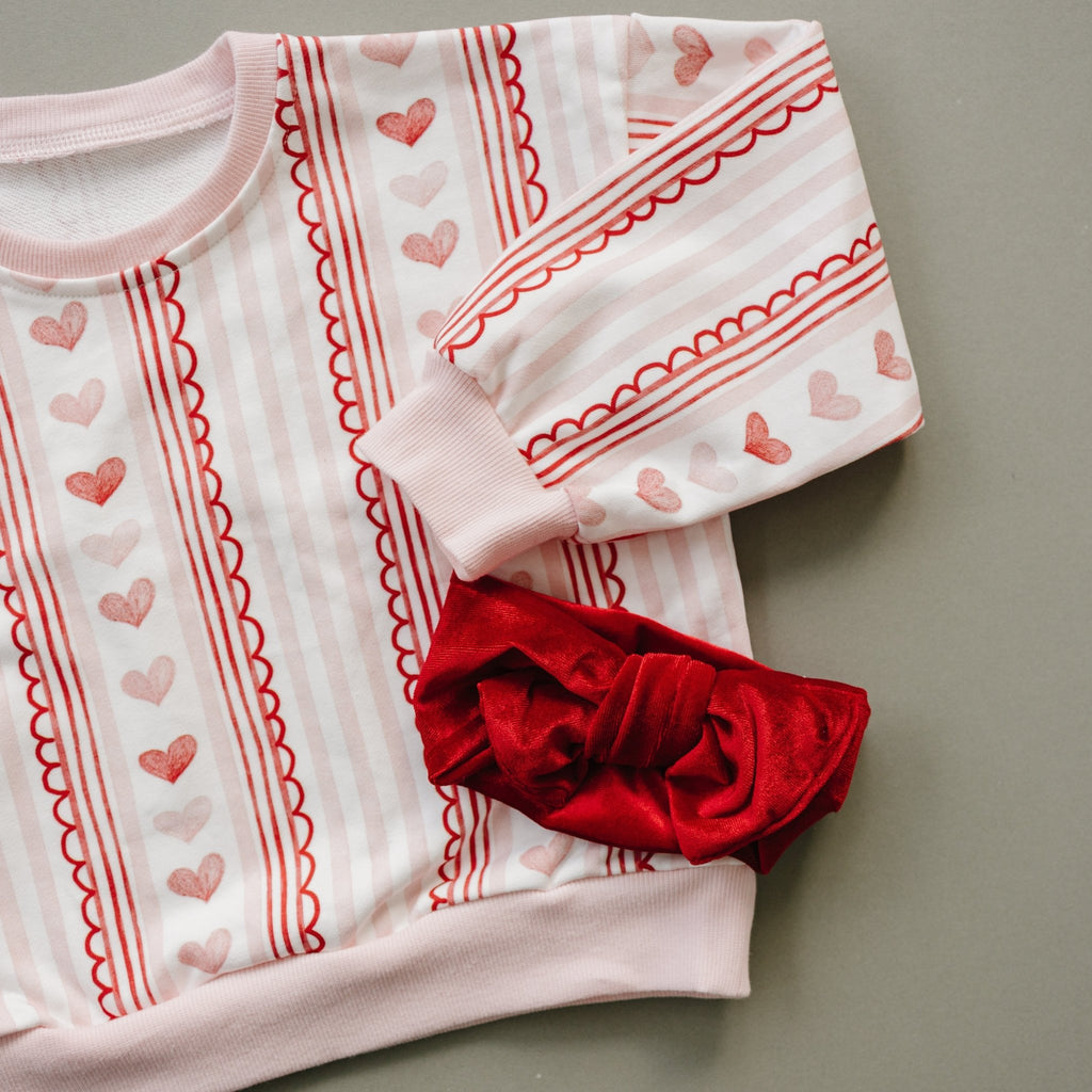 Laced with Love Crewneck Sweatshirt - Shop Avnu