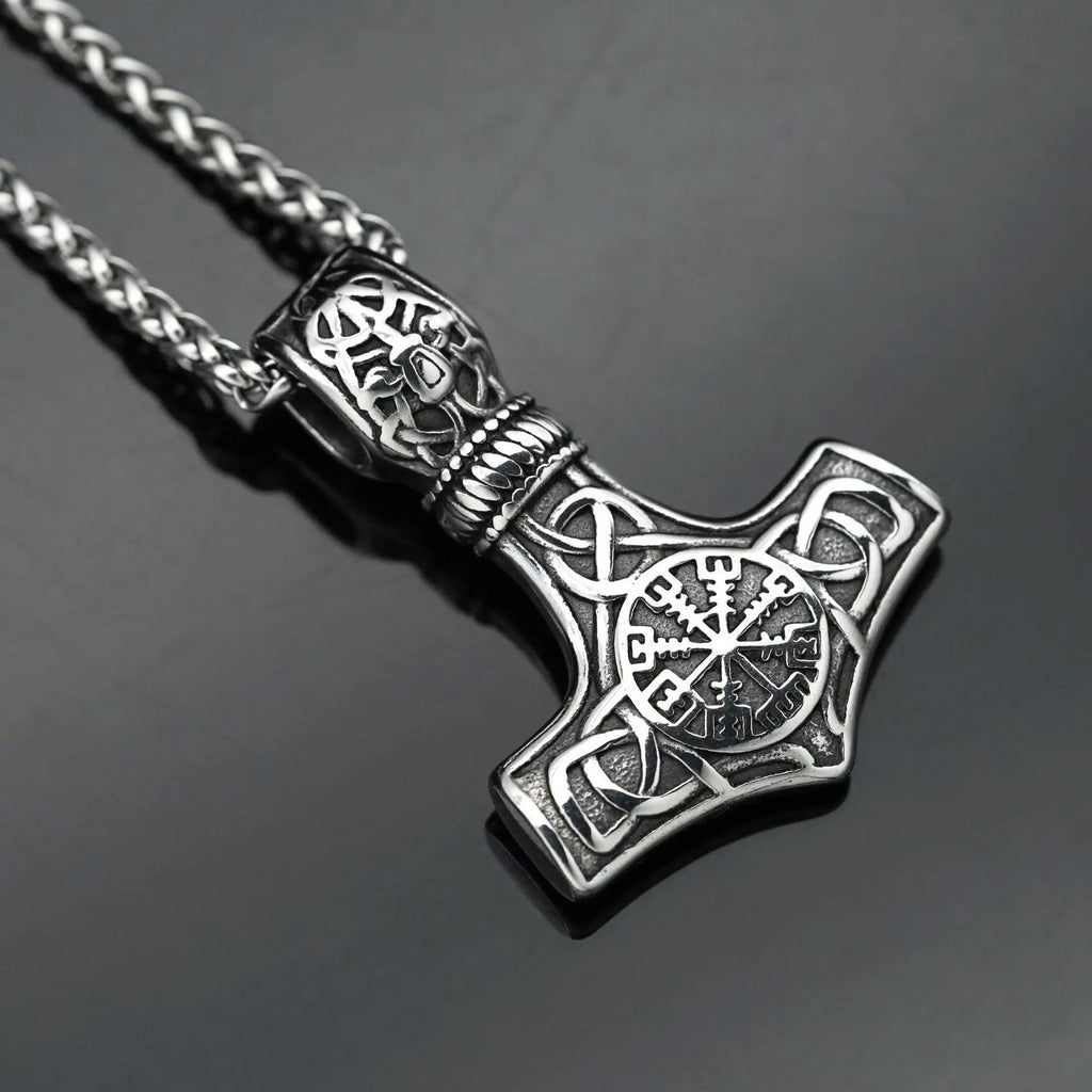 Modern Mjolnir Necklace - Shop Avnu