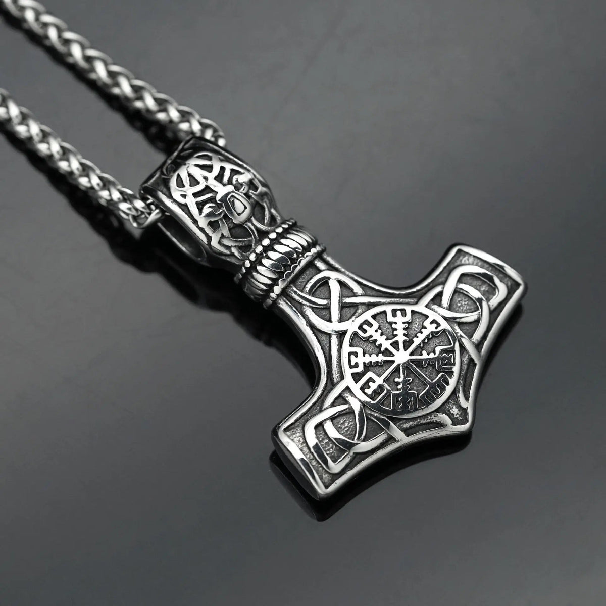 Modern Mjolnir Necklace - Shop Avnu