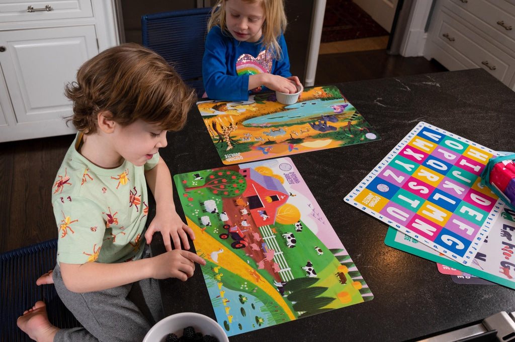 4 - pack Toddler Placemat Bundle - Shop Avnu