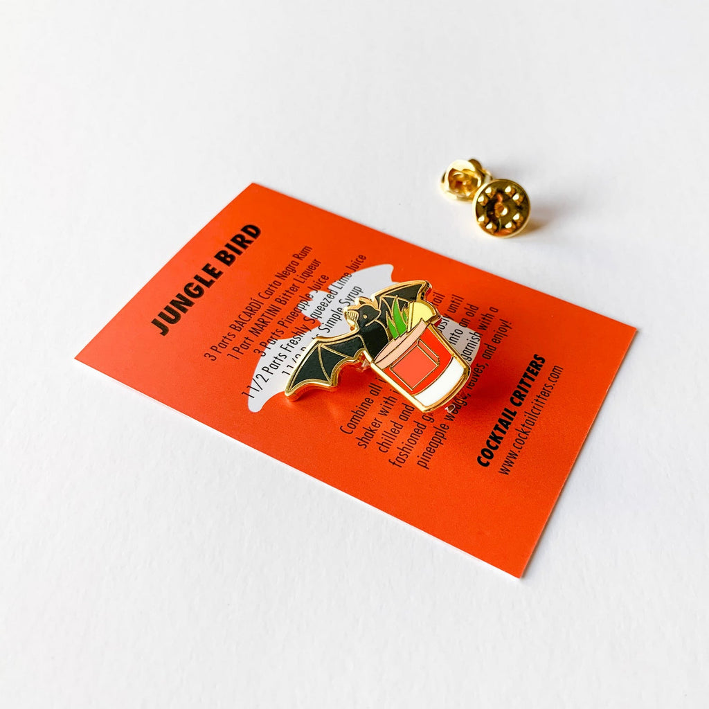 BACARDI Jungle Bird Pin - Shop Avnu