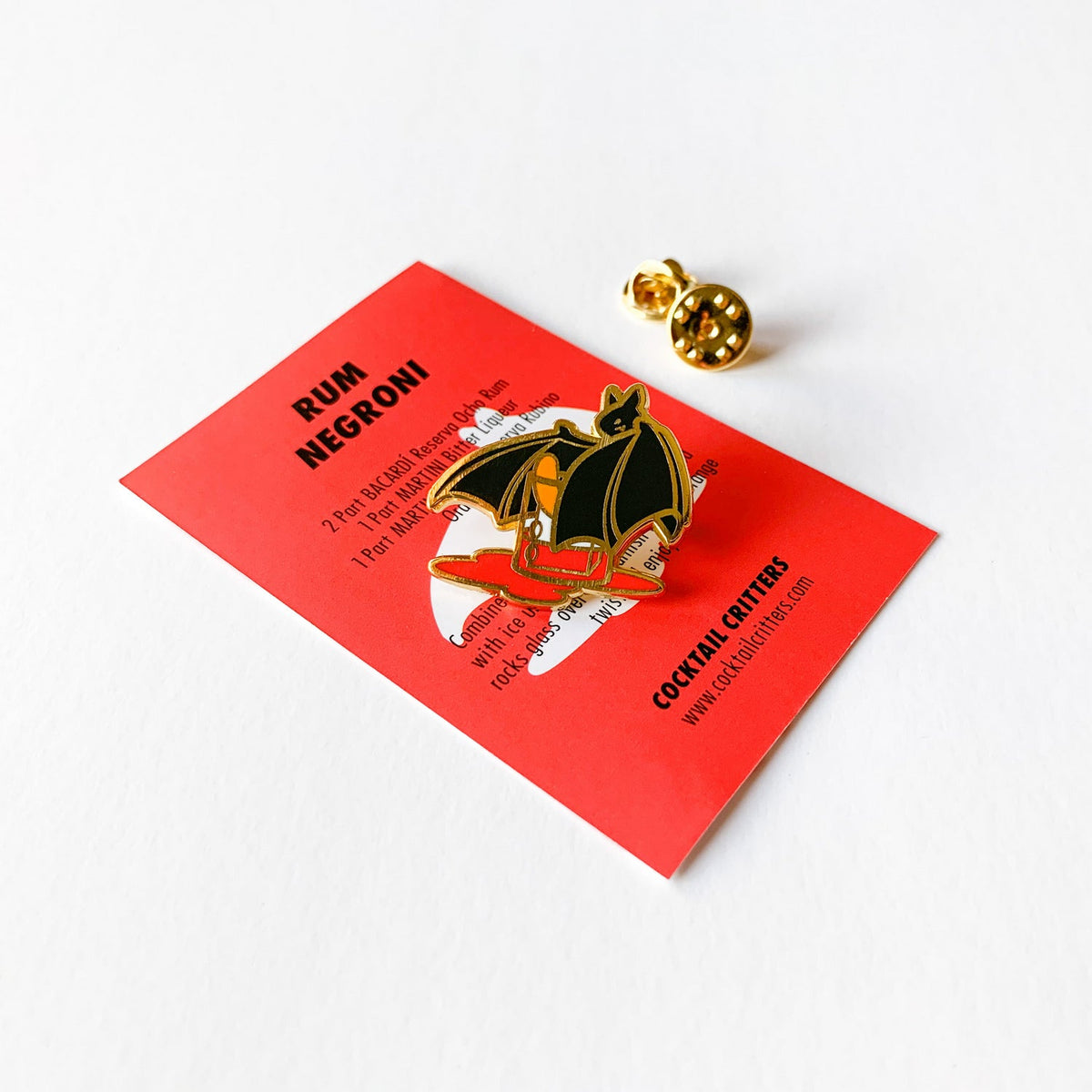 BACARDI Rum Negroni Pin - Shop Avnu