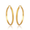 Studded Hoop Earrings - Shop Avnu