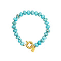 Eternal Turquoise Beaded Knotted Bracelet - Shop Avnu